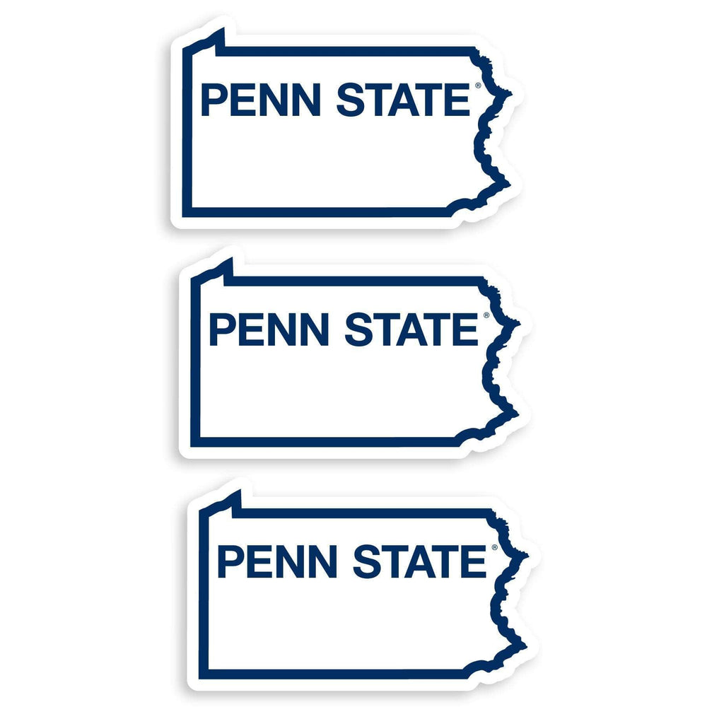 Penn St. Nittany Lions Home State Decal, 3pk - Siskiyou Buckle