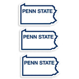Penn St. Nittany Lions Home State Decal, 3pk - Siskiyou Buckle