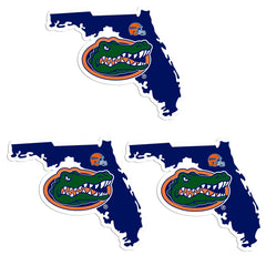 Florida Gators Home State Decal, 3pk - Flyclothing LLC