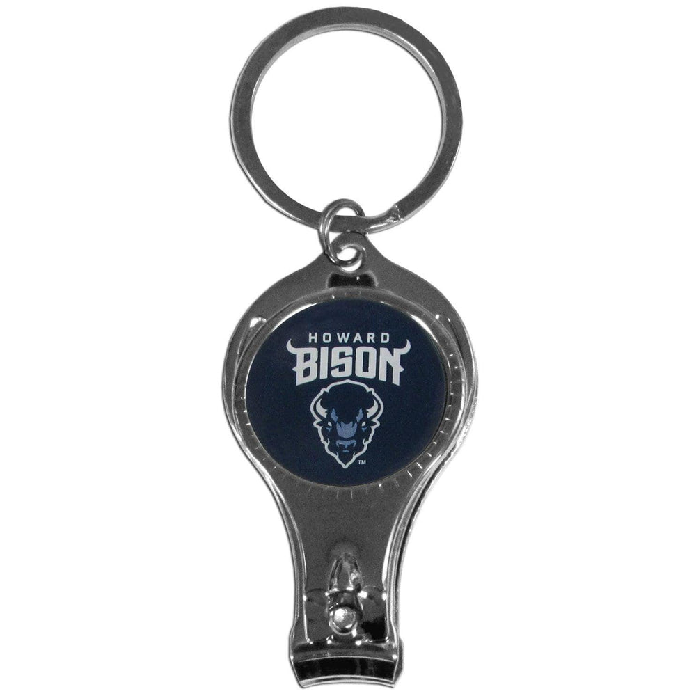 Howard University Bison Nail Care/Bottle Opener Key Chain - Siskiyou Buckle