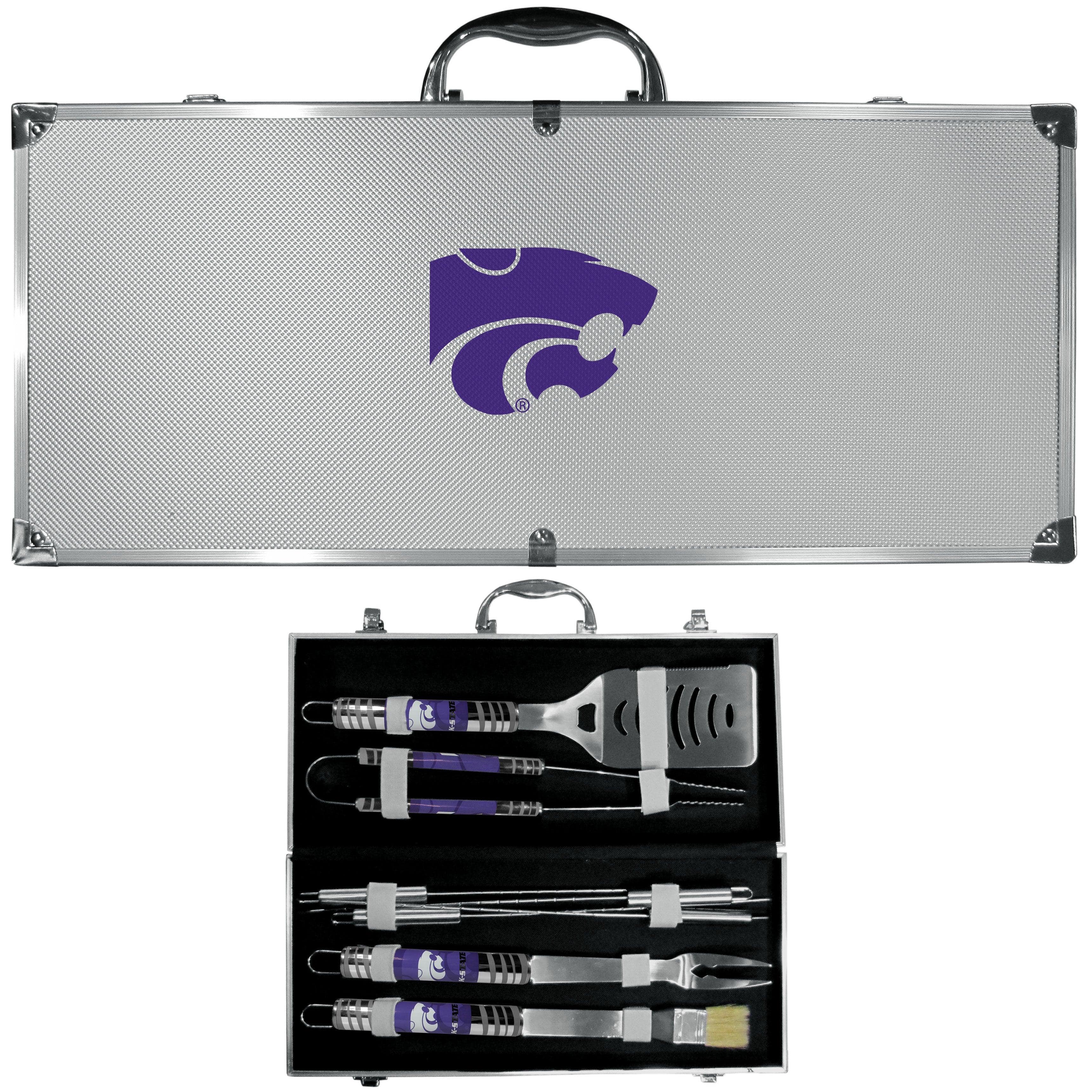 Kansas St. Wildcats 8 pc Tailgater BBQ Set - Siskiyou Buckle