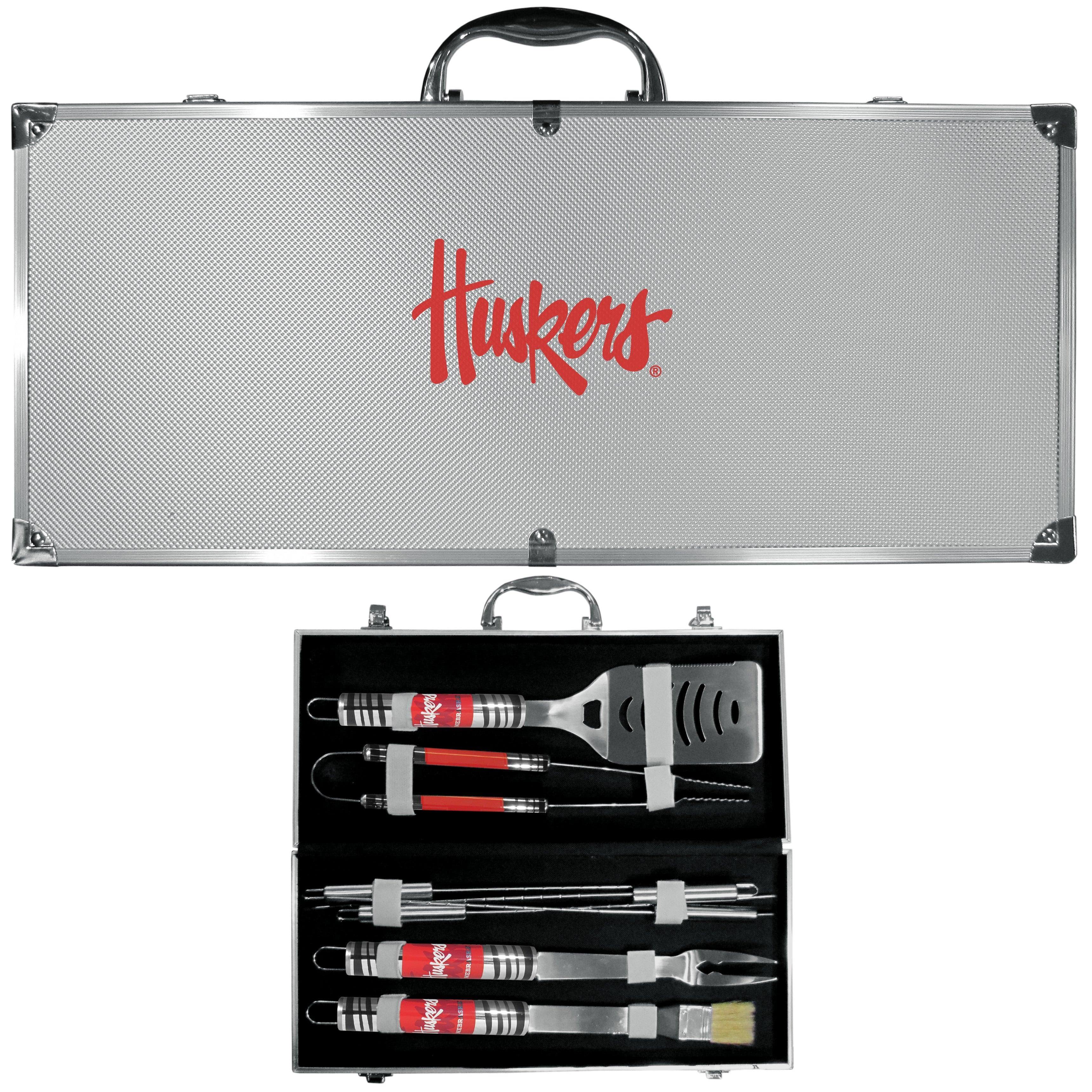 Nebraska Cornhuskers 8 pc Tailgater BBQ Set - Siskiyou Buckle
