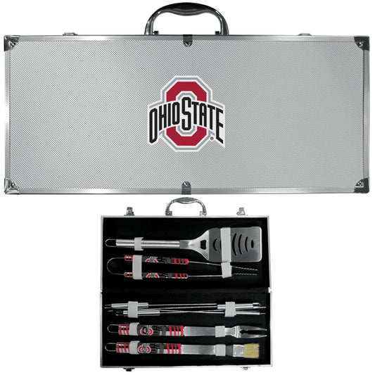 Ohio St. Buckeyes 8 pc Tailgater BBQ Set - Siskiyou Buckle