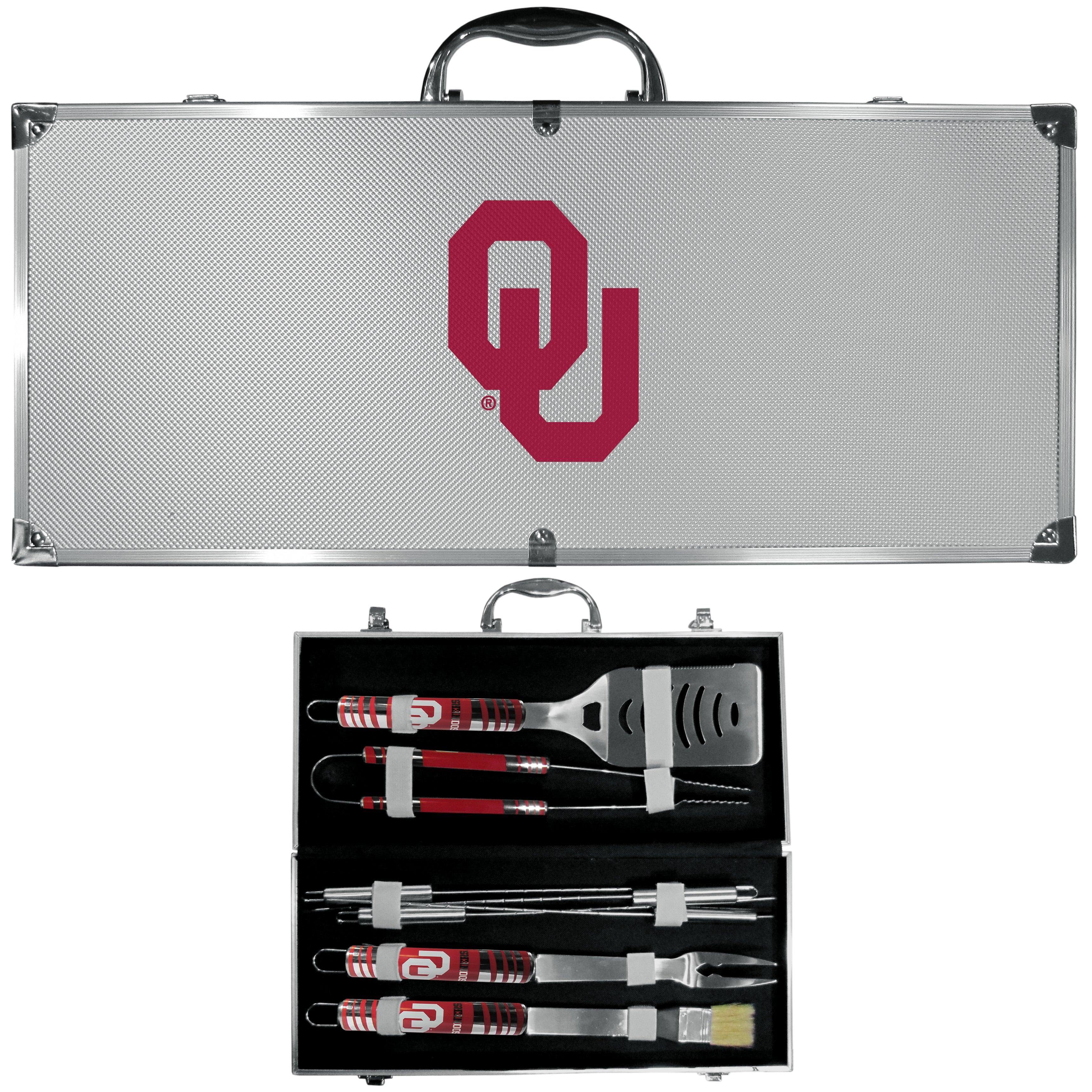 Oklahoma Sooners 8 pc Tailgater BBQ Set - Siskiyou Buckle