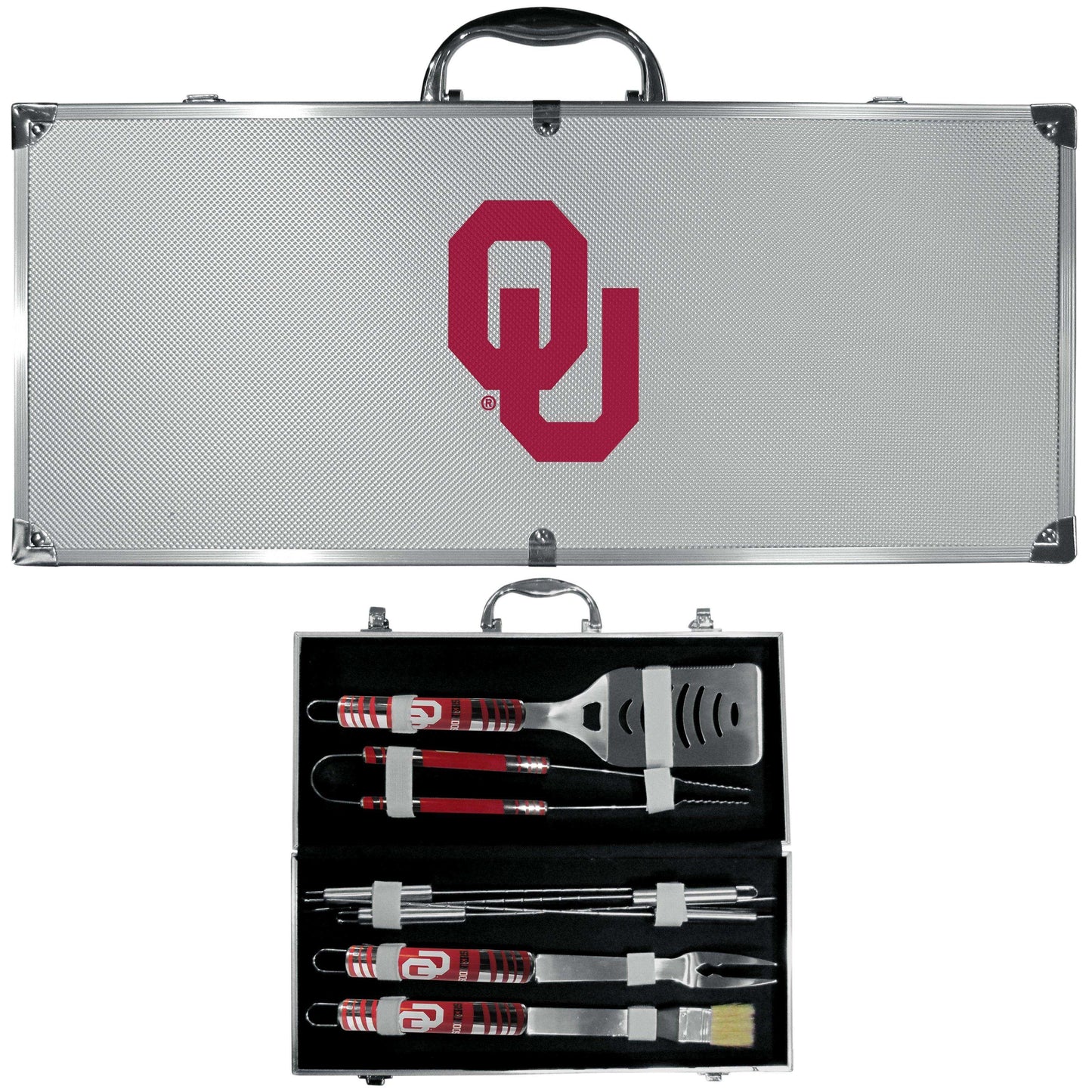Oklahoma Sooners 8 pc Tailgater BBQ Set - Siskiyou Buckle - Flyclothing LLC