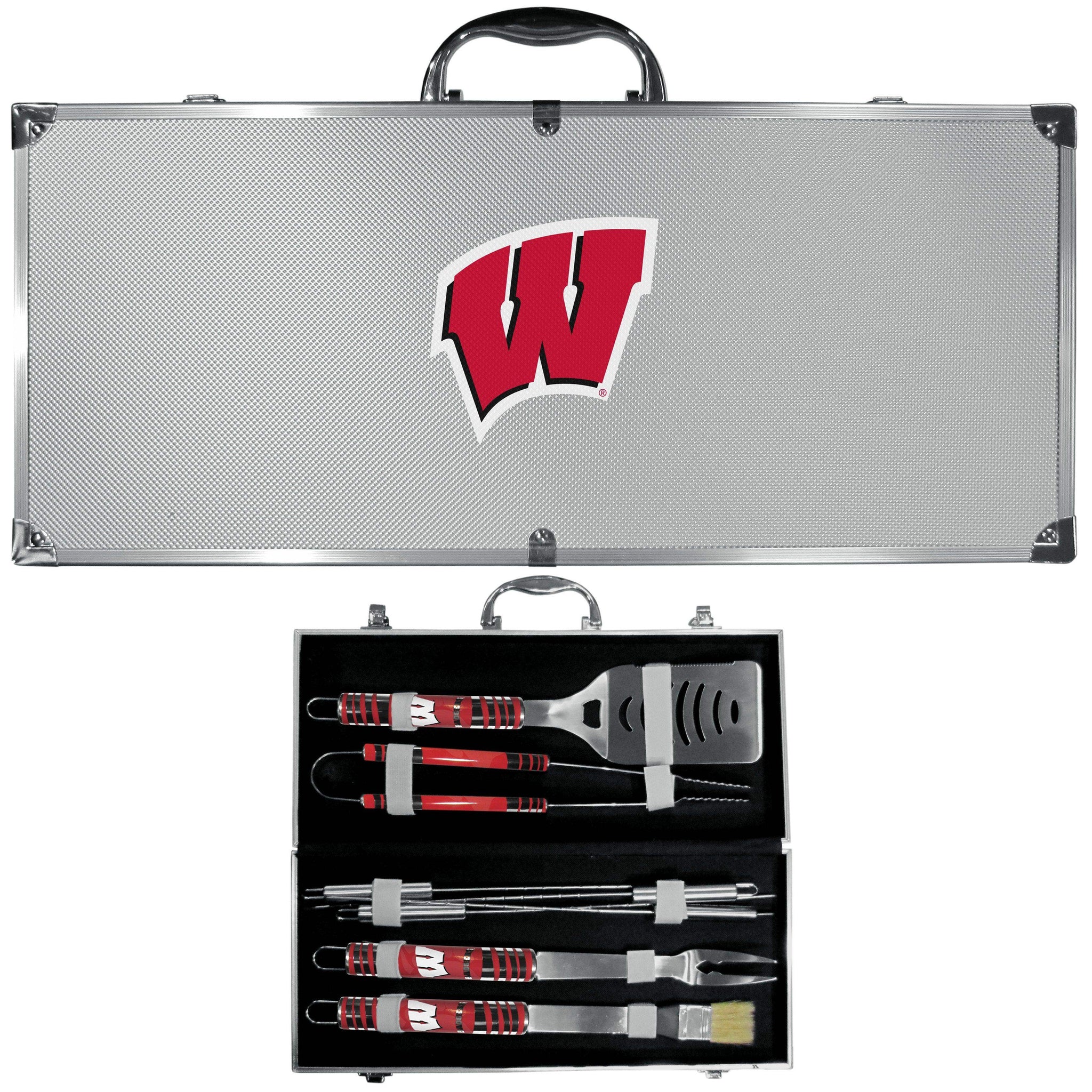 Wisconsin Badgers 8 pc Tailgater BBQ Set - Siskiyou Buckle - Flyclothing LLC