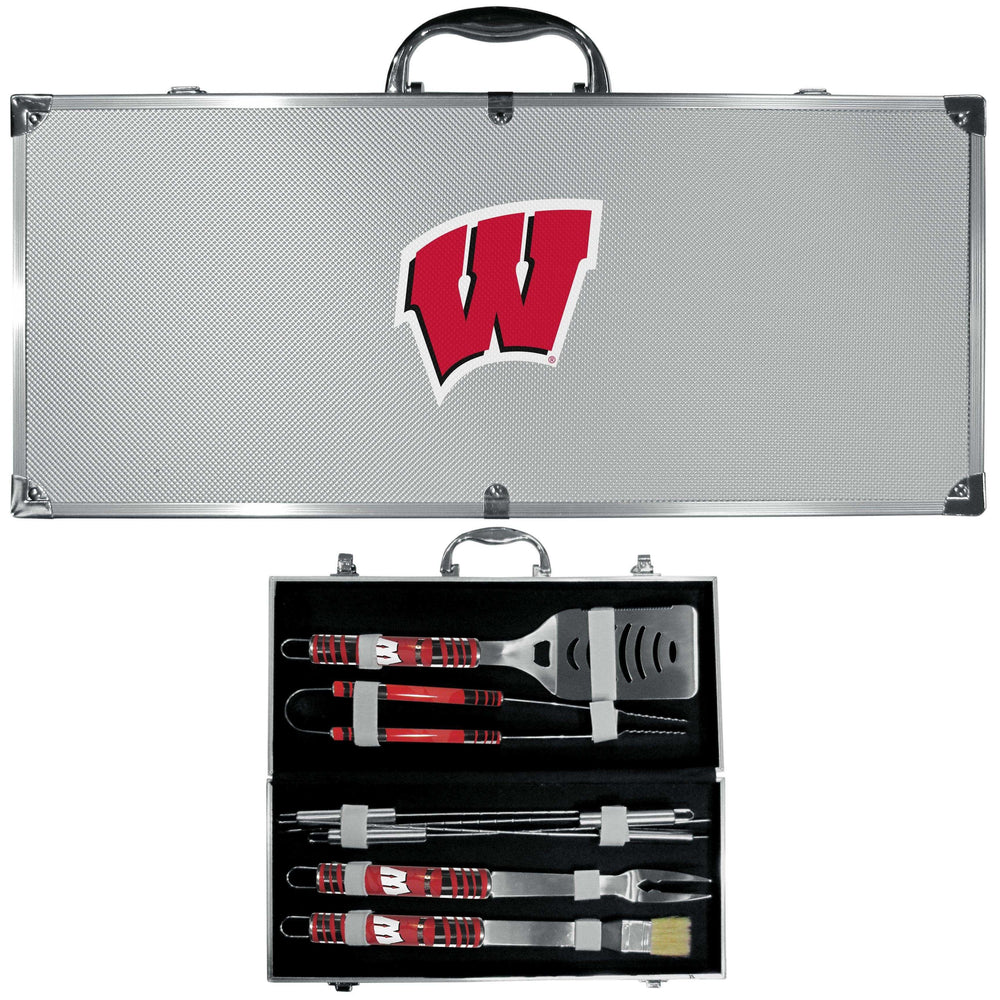 Wisconsin Badgers 8 pc Tailgater BBQ Set - Siskiyou Buckle - Flyclothing LLC