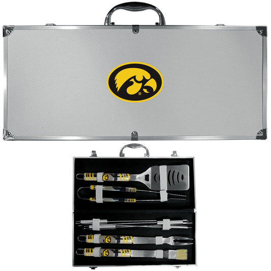 Iowa Hawkeyes 8 pc Tailgater BBQ Set - Siskiyou Buckle