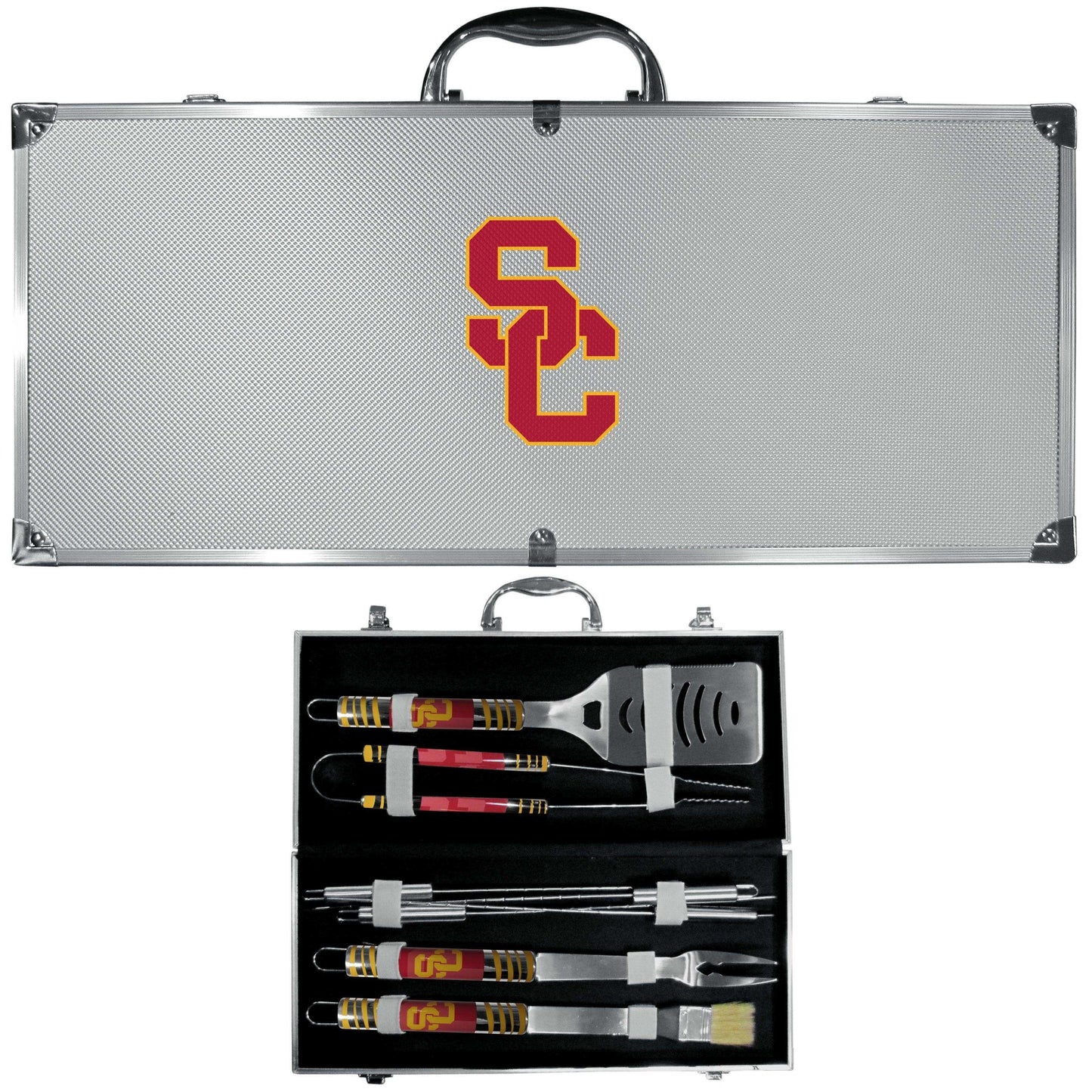 USC Trojans 8 pc Tailgater BBQ Set - Siskiyou Buckle - Flyclothing LLC