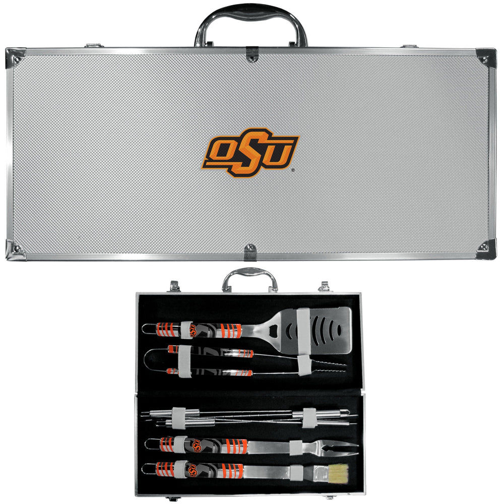 Oklahoma St. Cowboys 8 pc Tailgater BBQ Set - Siskiyou Buckle