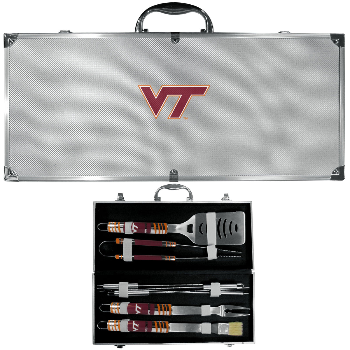 Virginia Tech Hokies 8 pc Tailgater BBQ Set - Flyclothing LLC