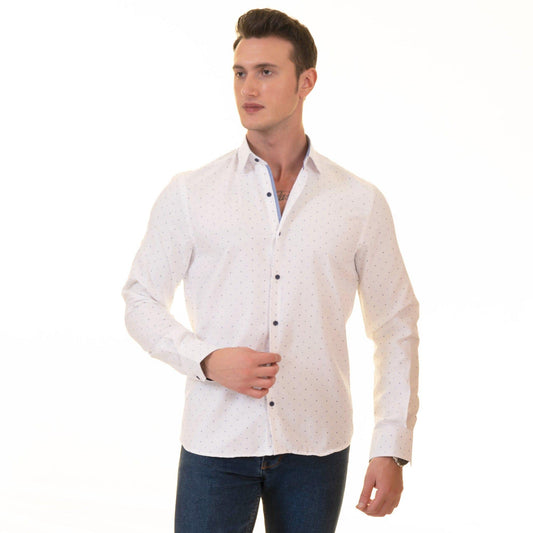 Gravity Homme Men's Long Sleeve Button Down / Cloud C9 - Gravity Homme