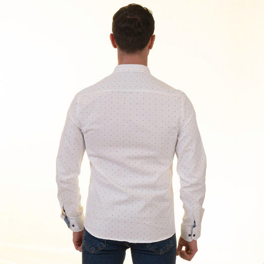 Gravity Homme Men's Long Sleeve Button Down / Cloud C9 - Gravity Homme