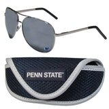 Penn St. Nittany Lions Aviator Sunglasses and Sports Case - Siskiyou Buckle