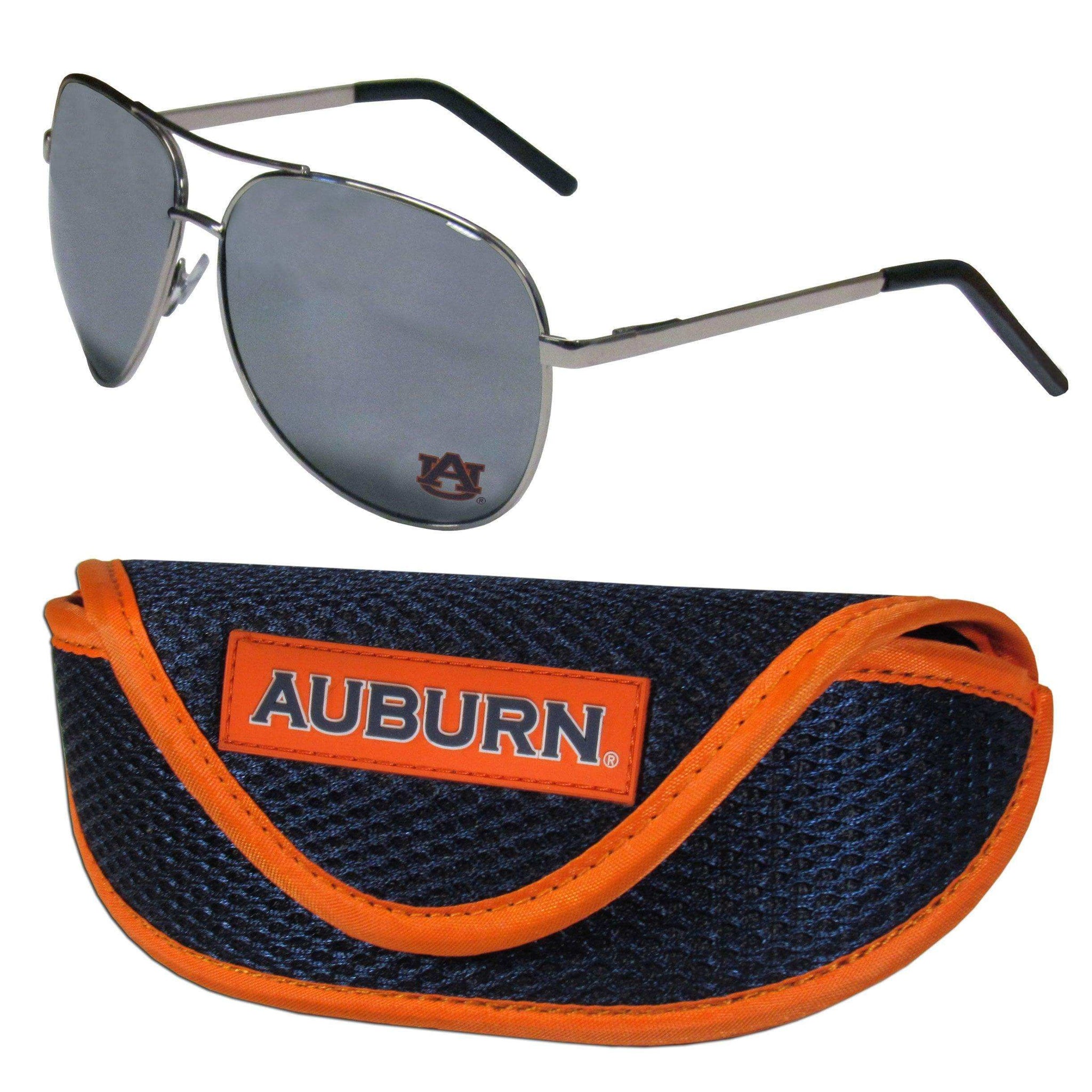 Auburn Tigers Aviator Sunglasses and Sports Case - Siskiyou Buckle - Flyclothing LLC