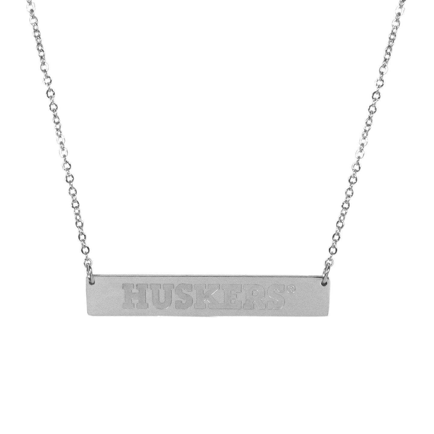 Nebraska Cornhuskers Bar Necklace - Siskiyou Buckle - Flyclothing LLC