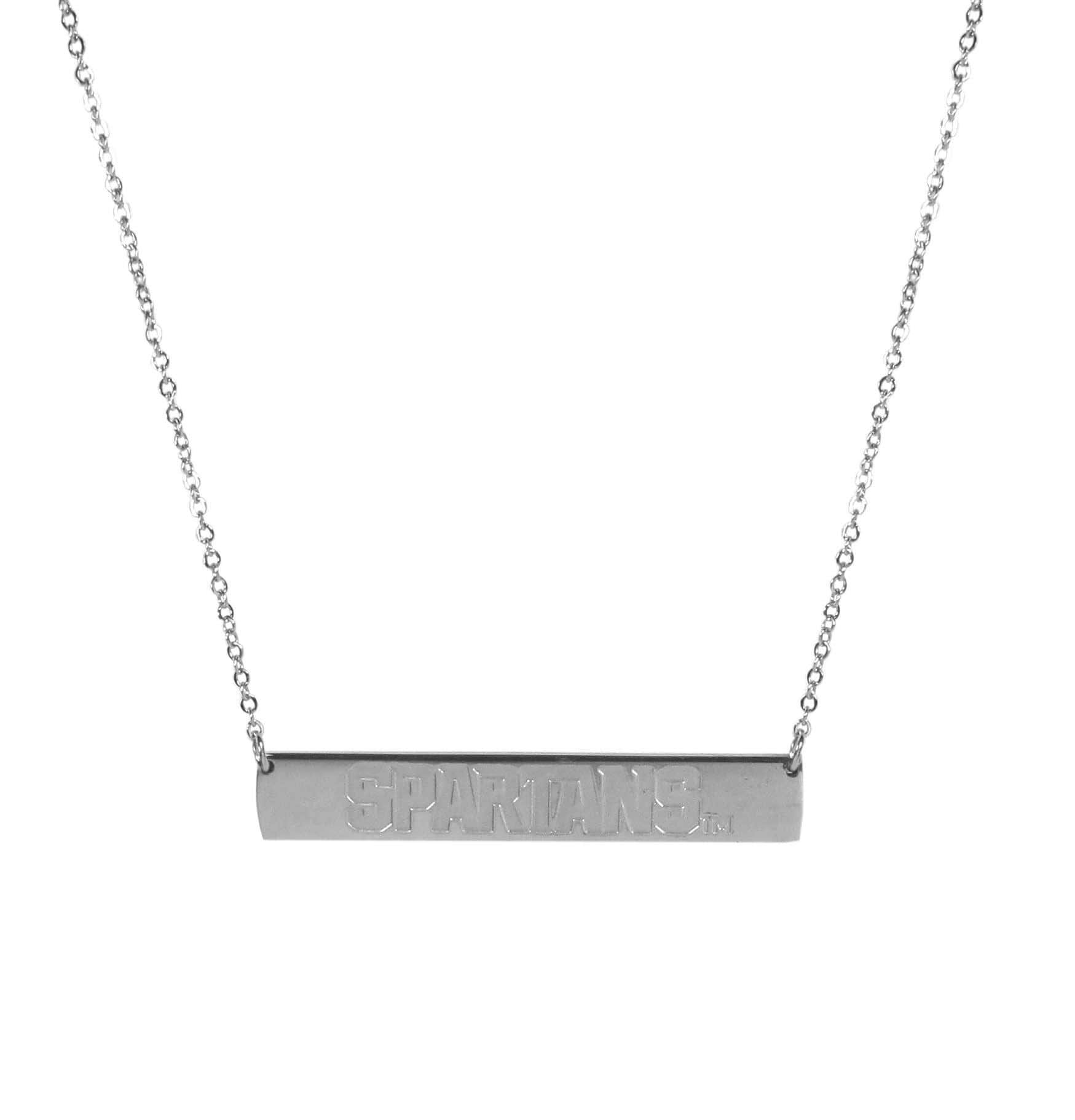 Michigan St. Spartans Bar Necklace - Siskiyou Buckle