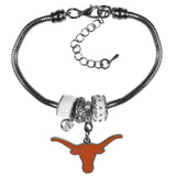 Texas Longhorns Euro Bead Bracelet - Siskiyou Buckle
