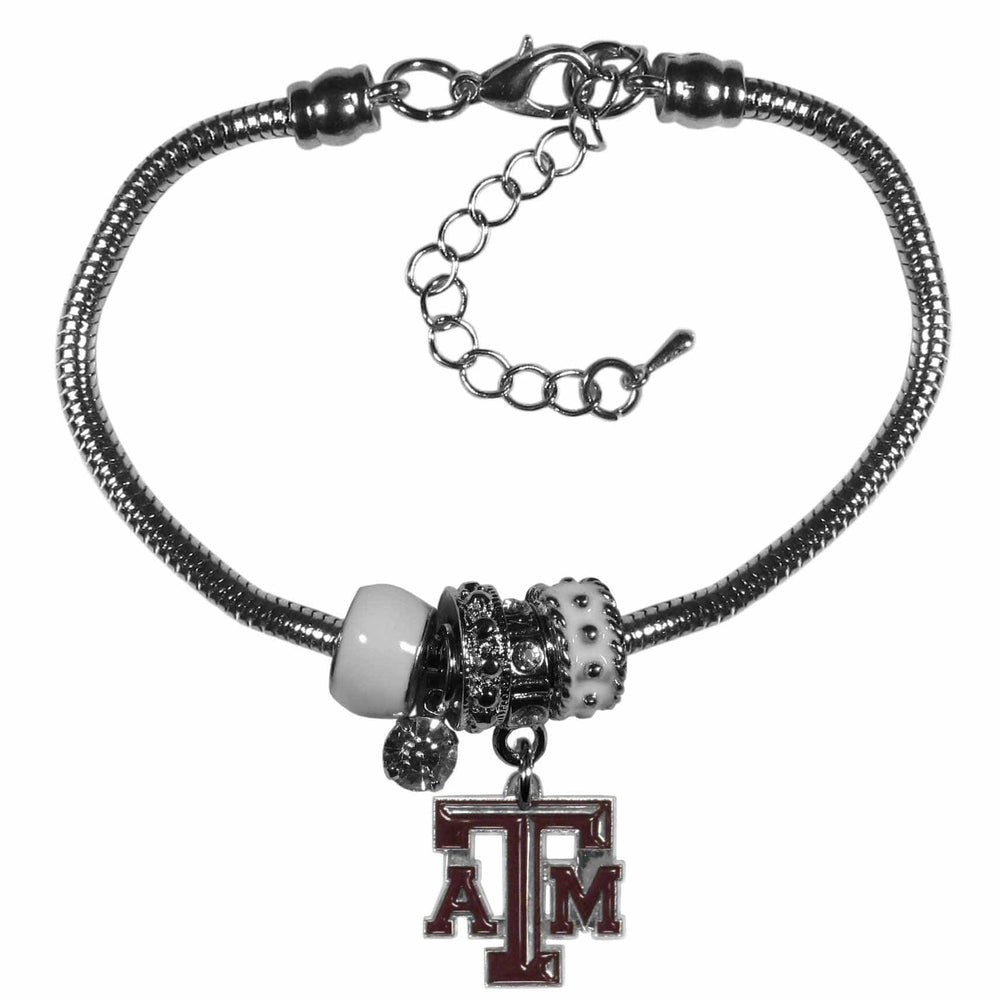 Texas A & M Aggies Euro Bead Bracelet - Siskiyou Buckle