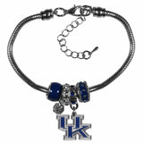 Kentucky Wildcats Euro Bead Bracelet - Siskiyou Buckle
