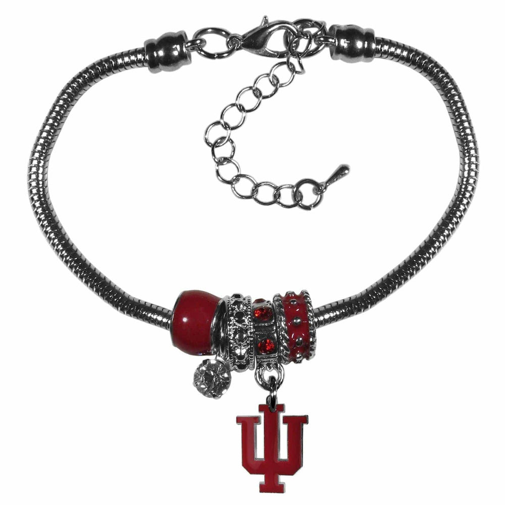 Indiana Hoosiers Euro Bead Bracelet - Siskiyou Buckle