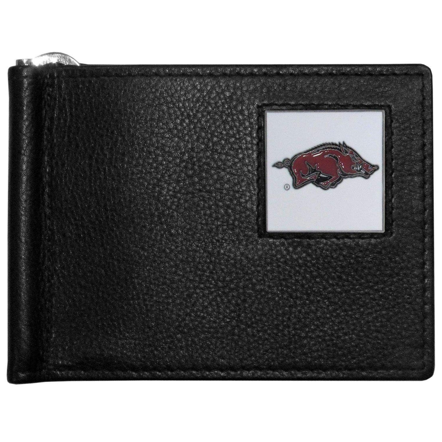 Arkansas Razorbacks Leather Bill Clip Wallet - Siskiyou Buckle - Flyclothing LLC