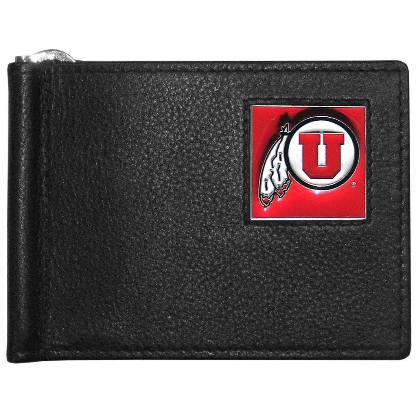 Utah Utes Leather Bill Clip Wallet - Siskiyou Buckle - Flyclothing LLC