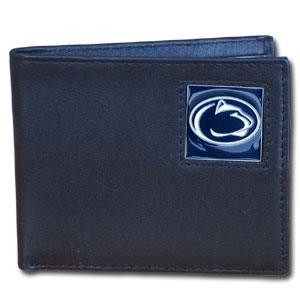 Penn St. Nittany Lions Leather Bi-fold Wallet - Flyclothing LLC