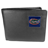 Florida Gators Leather Bi-fold Wallet Packaged in Gift Box - Siskiyou Buckle
