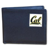 Cal Berkeley Bears Leather Bi-fold Wallet Packaged in Gift Box - Siskiyou Buckle