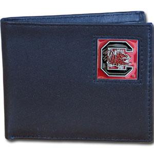 S. Carolina Gamecocks Leather Bi-fold Wallet - Flyclothing LLC
