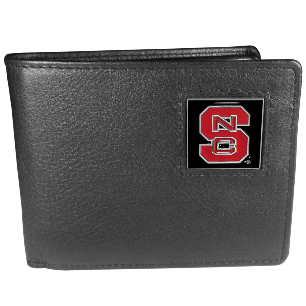 N. Carolina St. Wolfpack Leather Bi-fold Wallet - Siskiyou Buckle