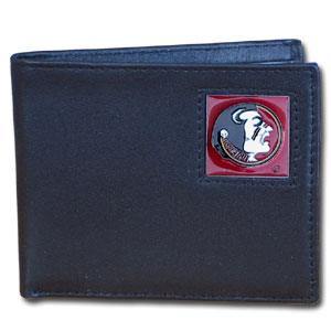 Florida St. Seminoles Leather Bi-fold Wallet - Siskiyou Buckle
