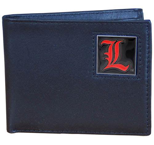Louisville Cardinals Leather Bi-fold Wallet - Siskiyou Buckle