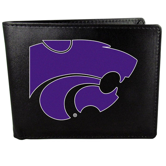 Kansas St. Wildcats Bi-fold Wallet Large Logo - Flyclothing LLC