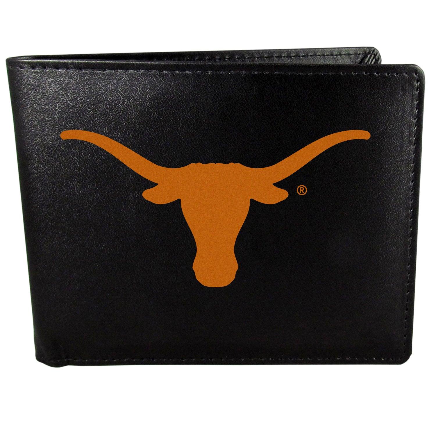 Texas Longhorns Bi-fold Wallet Large Logo - Flyclothing LLC