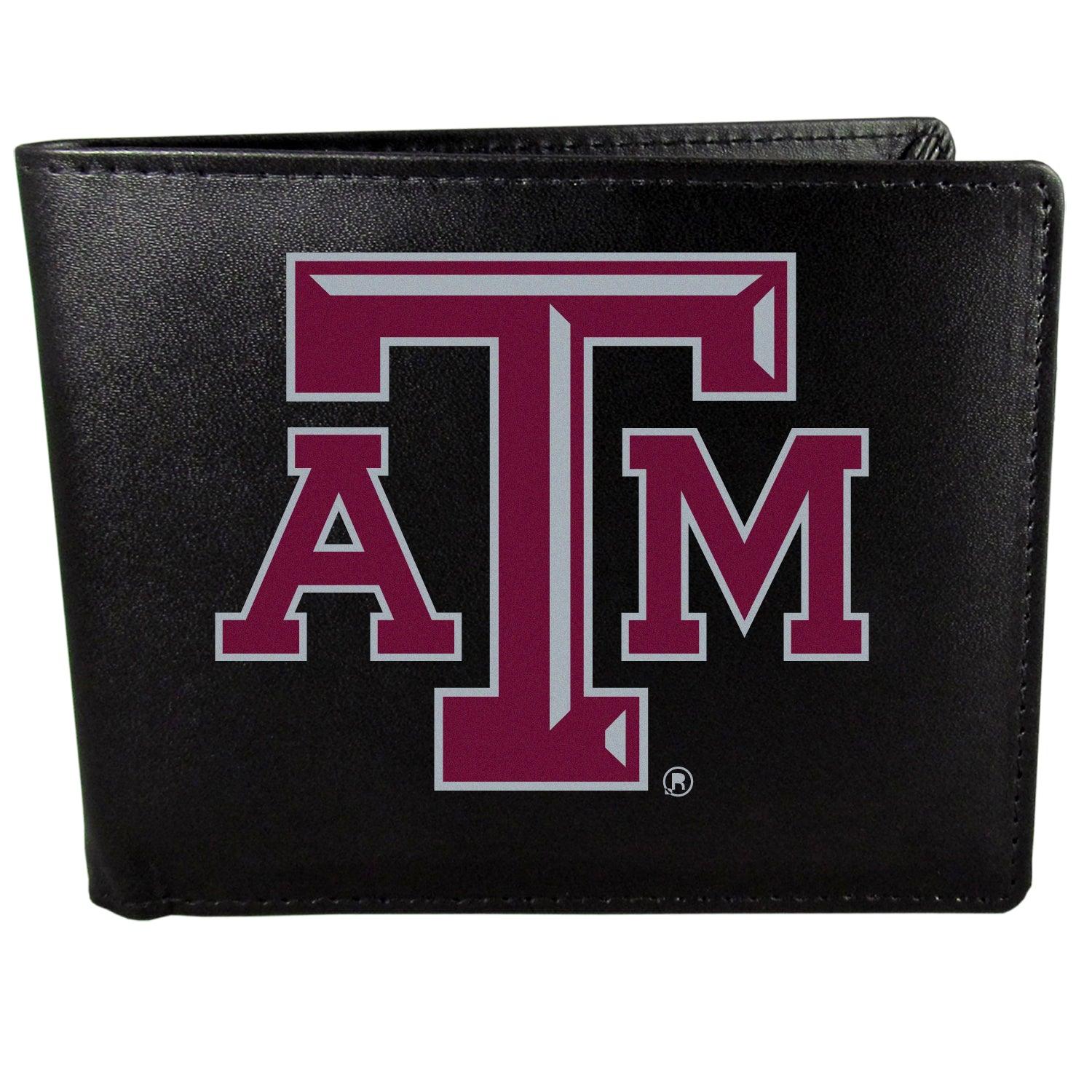 Texas A & M Aggies Bi-fold Wallet Large Logo - Flyclothing LLC