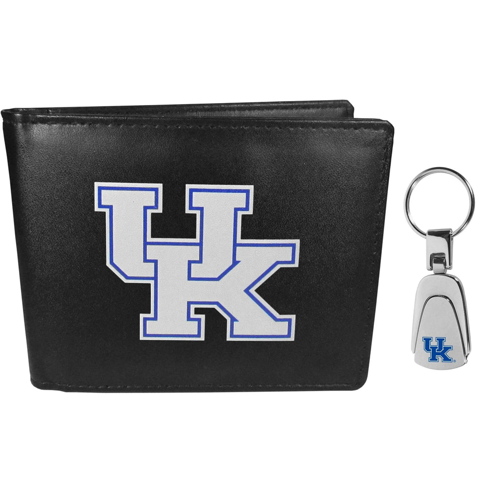 Kentucky Wildcats Bi-fold Wallet & Steel Key Chain - Siskiyou Buckle