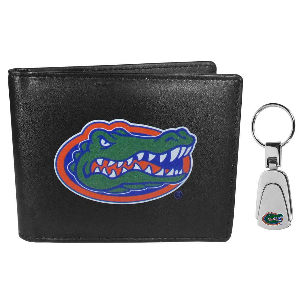Florida Gators Bi-fold Wallet & Steel Key Chain - Siskiyou Buckle