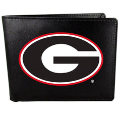 Georgia Bulldogs Bi-fold Wallet Large Logo - Flyclothing LLC