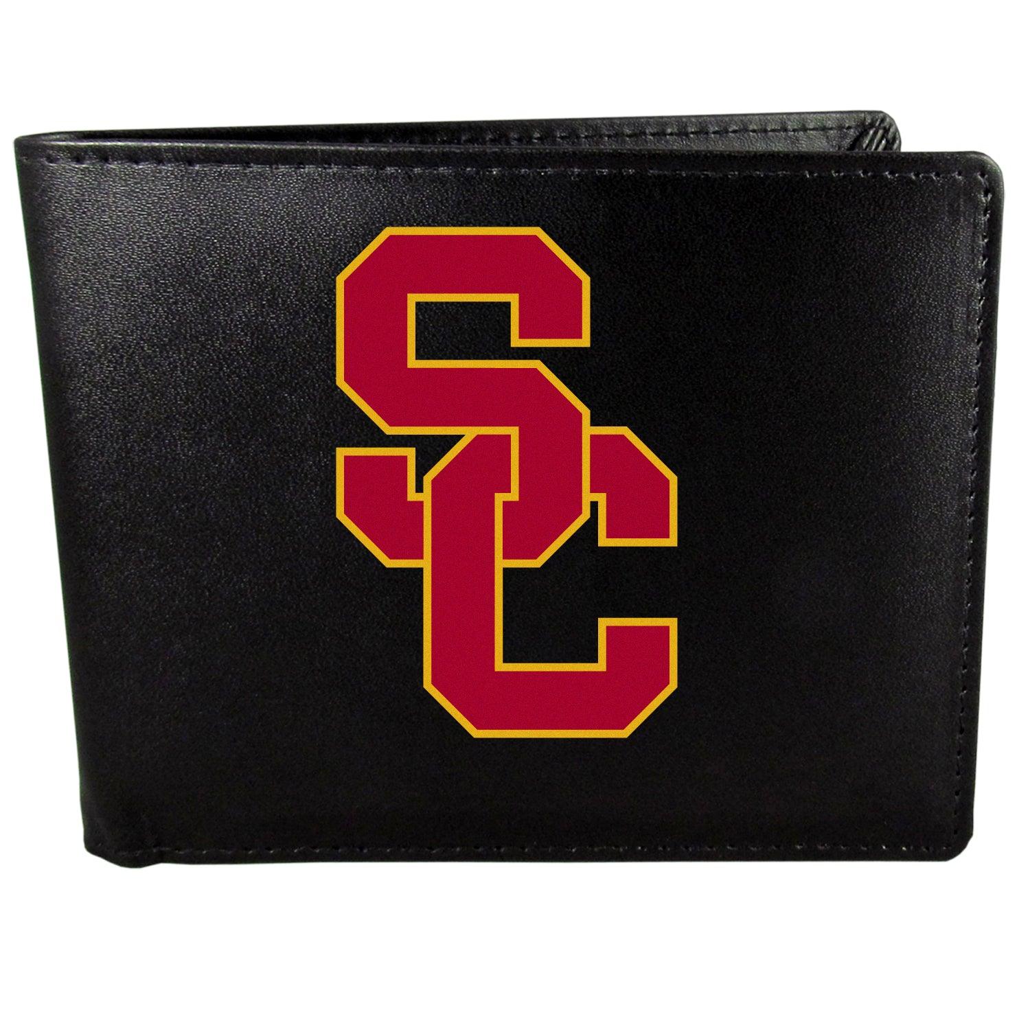 USC Trojans Bi-fold Wallet Large Logo - Flyclothing LLC