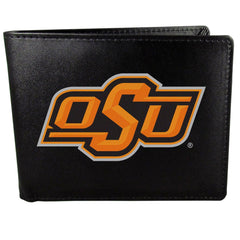 Oklahoma St. Cowboys Bi-fold Wallet Large Logo - Flyclothing LLC