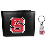 N. Carolina St. Wolfpack Bi-fold Wallet & Steel Key Chain - Siskiyou Buckle