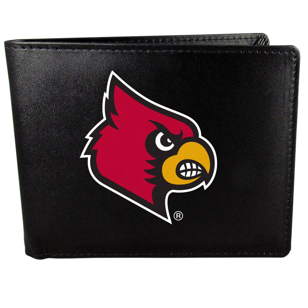 Louisville Cardinals Bi-fold Wallet Large Logo - Flyclothing LLC