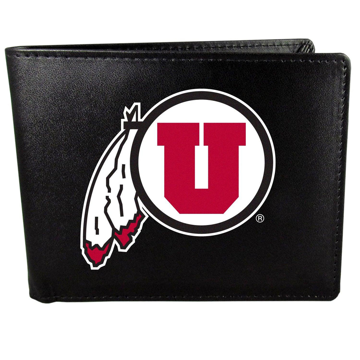 Utah Utes Bi-fold Wallet Large Logo - Flyclothing LLC
