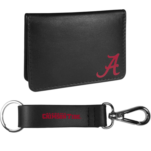 Alabama Crimson Tide Weekend Bi-fold Wallet & Strap Key Chain - Siskiyou Buckle