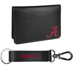 Alabama Crimson Tide Weekend Bi-fold Wallet & Strap Key Chain - Siskiyou Buckle