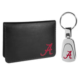 Alabama Crimson Tide Weekend Bi-fold Wallet & Steel Key Chain - Siskiyou Buckle