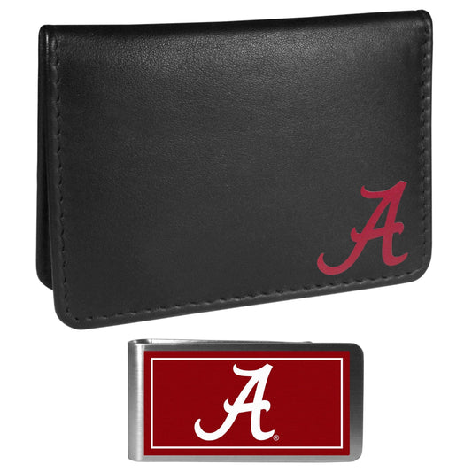 Alabama Crimson Tide Weekend Bi-fold Wallet & Color Money Clip - Siskiyou Buckle
