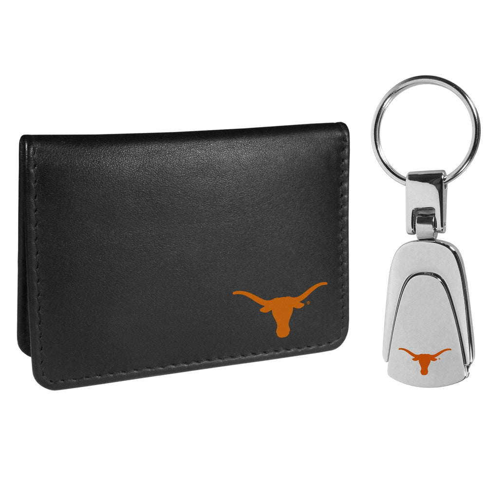 Texas Longhorns Weekend Bi-fold Wallet & Steel Key Chain - Siskiyou Buckle